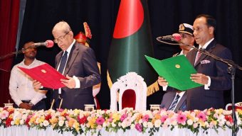 বাংলাদেশের ২৩তম মহামান্য রাষ্ট্রপতি হিসেবে শপথগ্রহণ করেছেন মির্জা ফখরুল ইসলাম আলমগীর।